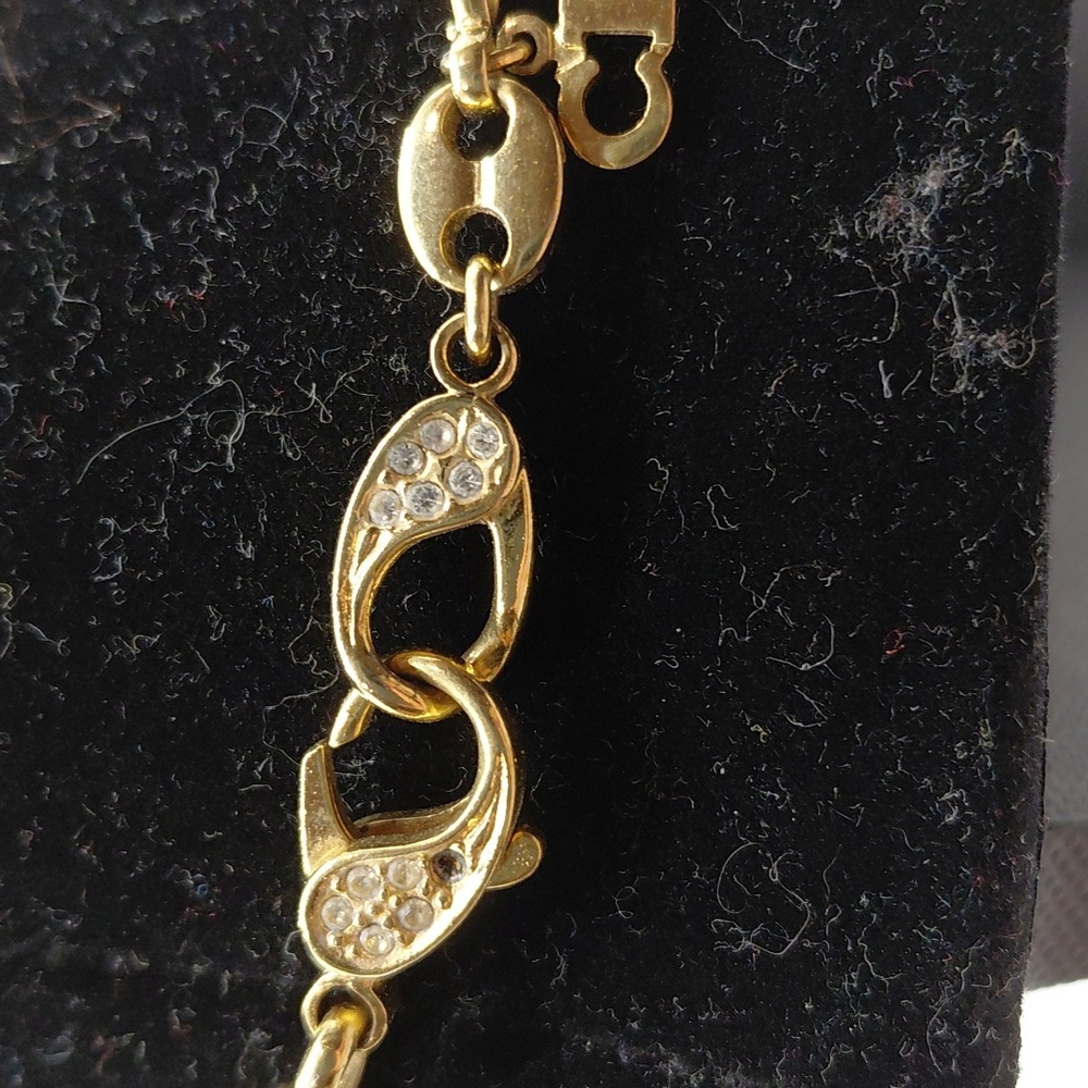 Vintage Dior Gold Necklace with Classic Rope Link Design. Made in Germany. - Picture 3 of 8
